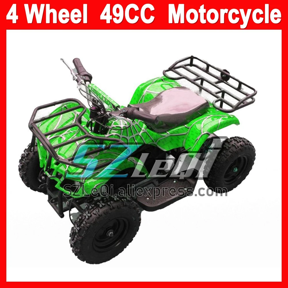 Gasoline 4 Wheels ATV OFF-Road Motorcycle For Children Teens And Adults Up To 200KG Four-Wheel Drive 2-Stroke 49 50 CC ATVS MOTO