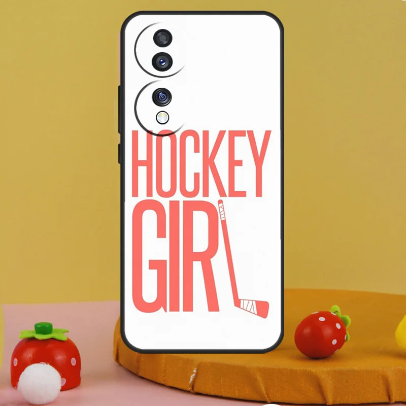 Hockey Ice Rink Burning Hockey Puck Case For Honor 200 Pro X9c X9a X8a X7a X6a X7 X8 X9 X8b X9b 50 70 90 Magic 6 5 Lite Cover