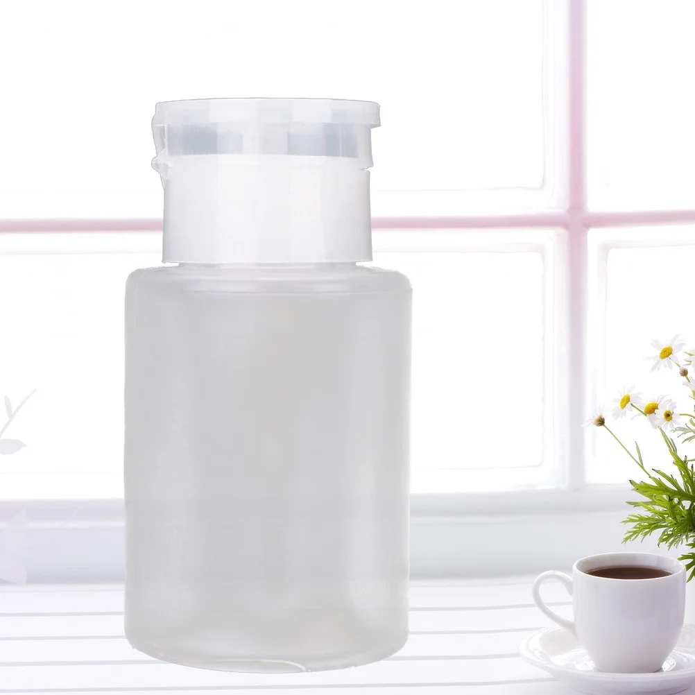 Bottiglia professionale per rimozione smalto per unghie Dispenser per pompa a prova di perdite 150 ml Strumento per manicure per nail art Strumento per manicure con bottiglia per pompa