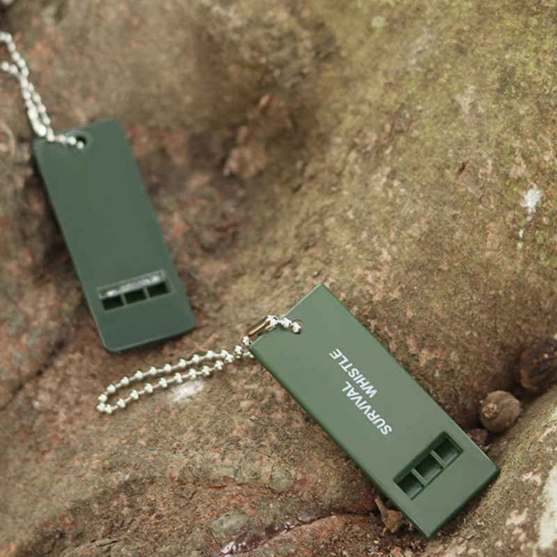 صافرة طوارئ متعددة الصوت، صفارة نجاة ثلاثية التردد، صفارة عالية الملعب للأماكن الخارجية والزلازل والإنقاذ من الكوارث. #2