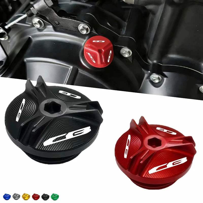Motorcycle Engine Oil Filler Cup Plug Cover Cap Screw For Honda CB650R CB500F CB500X CB400X CB300R CB125R CB 650R 500F 500X