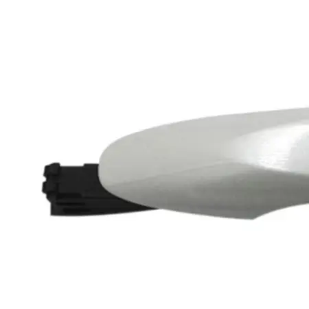 White Left Exterior Handle Keyless Door Handle Replacement Exterior Door Handle Non-deforming Practical Design