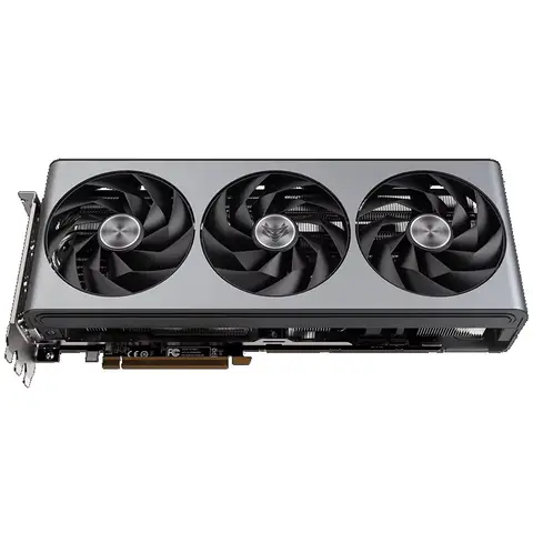 RX 7800 XT 16GD GPU Tarjeta gráfica independiente de escritorio GDDR6 Memoria de video PCI Express Fan DP para PC de juegos