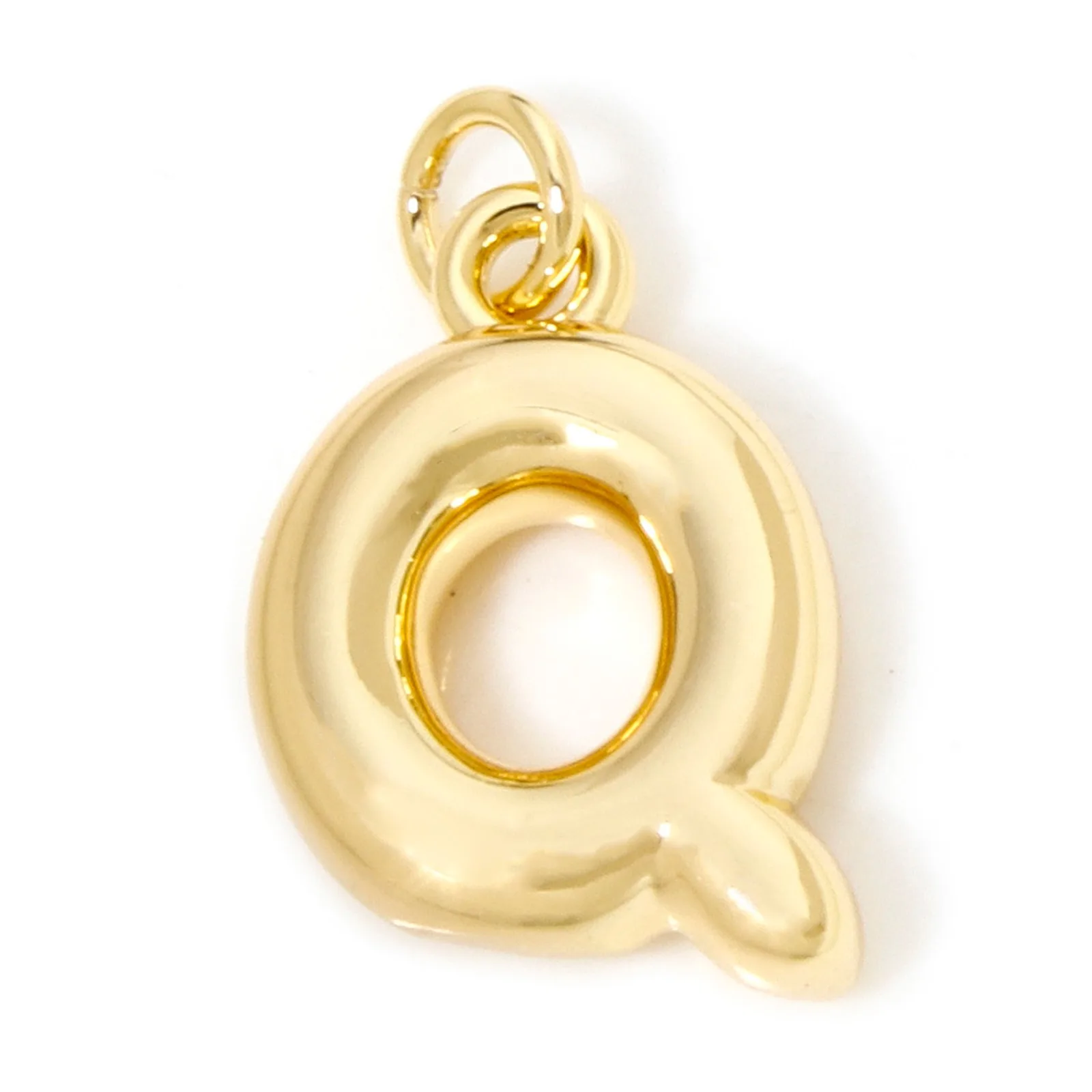 1pc neue Messing Charms Gold Farbe Kapital Alphabet Buchstabe 3d Anhänger DIY Halskette Armband für Frauen Männer Party Schmuck Ergebnisse – Detail 13