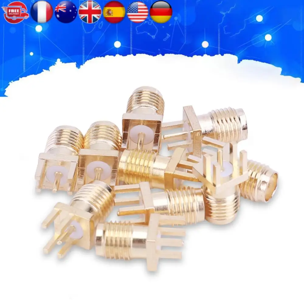 10 Pcs Sma Female B… - image