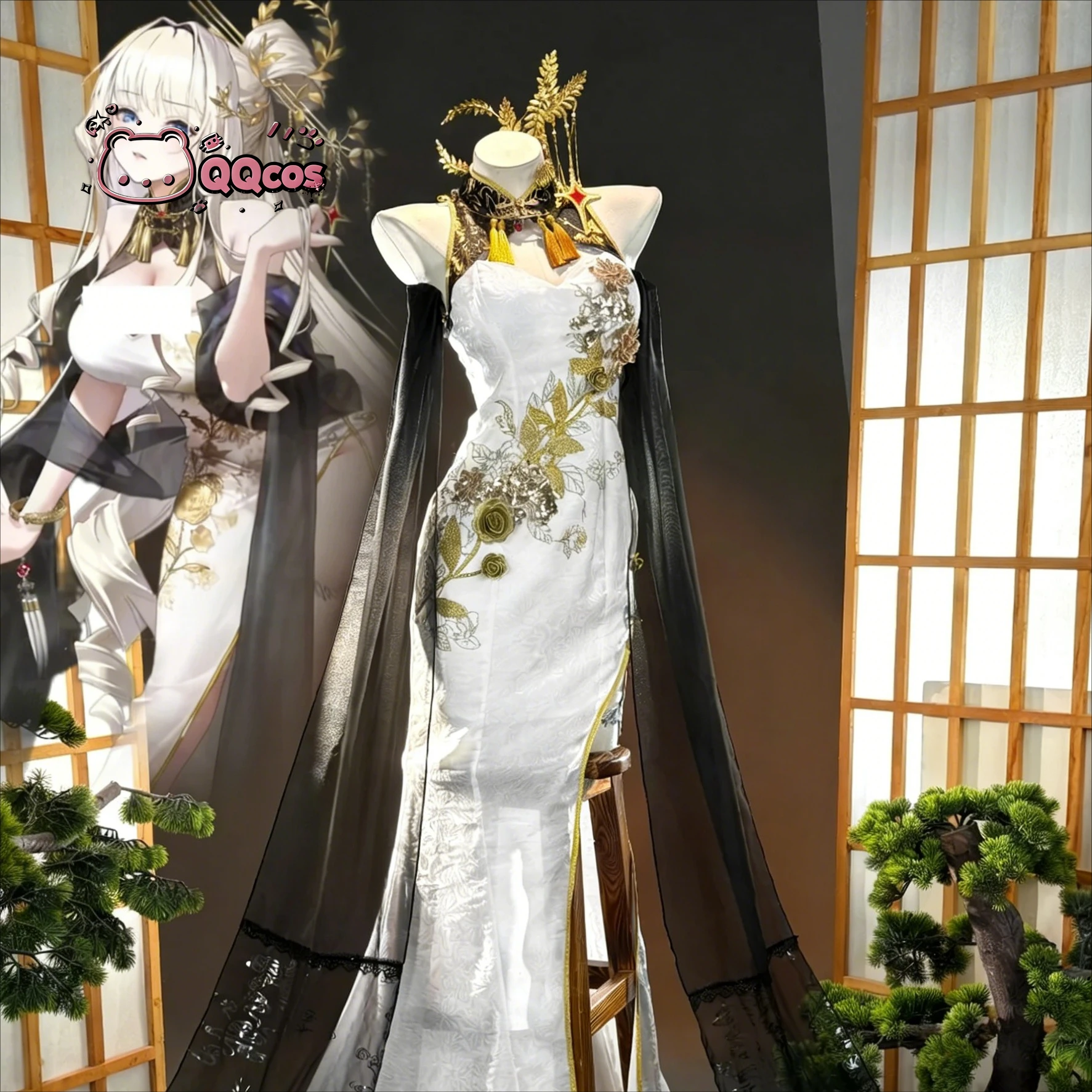 

NIKKE Crown Glorious Flower Game Cosplay Series: NIKKE Crown Glorious Flower Cosplay sexy Costume Carnival Party full set