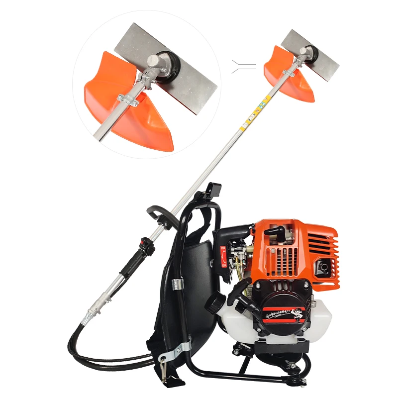 4 Stroke 31CC Blade Mower Gasoline Backpack manual Brush Cutter machine with spare parts