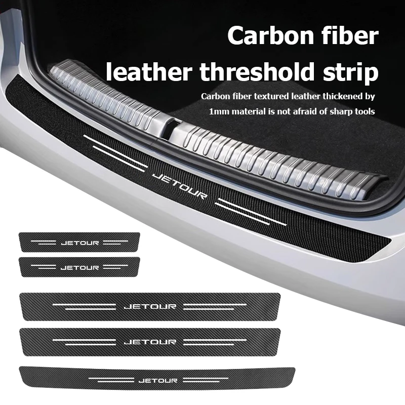 Car Door Plate Threshold Universal Anti-scratch Protector Sticke Auto Accessories For Jetour X70 Traveler‌ C-DM Dashing‌ X90
