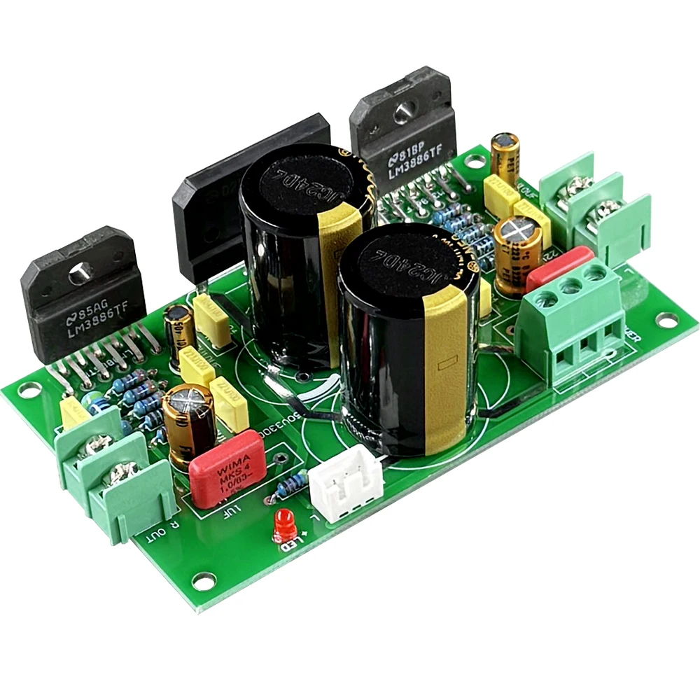 Carte amplificateur stéréo double canal LM3886TF haute fidélité avec rectification et filtrage