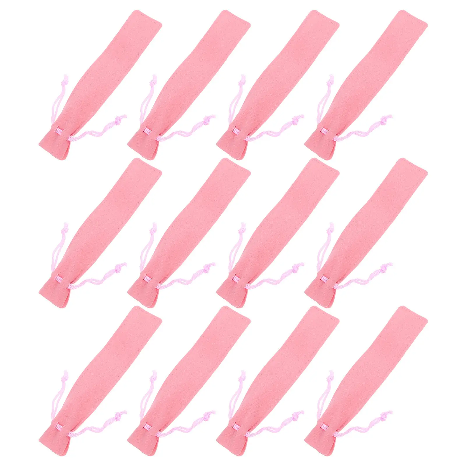 

20Pcs Pen Pouch Bag with Drawstring Thickened Design Soft Touch Spacious Interior for Pens Pencils Stationery Carry Case