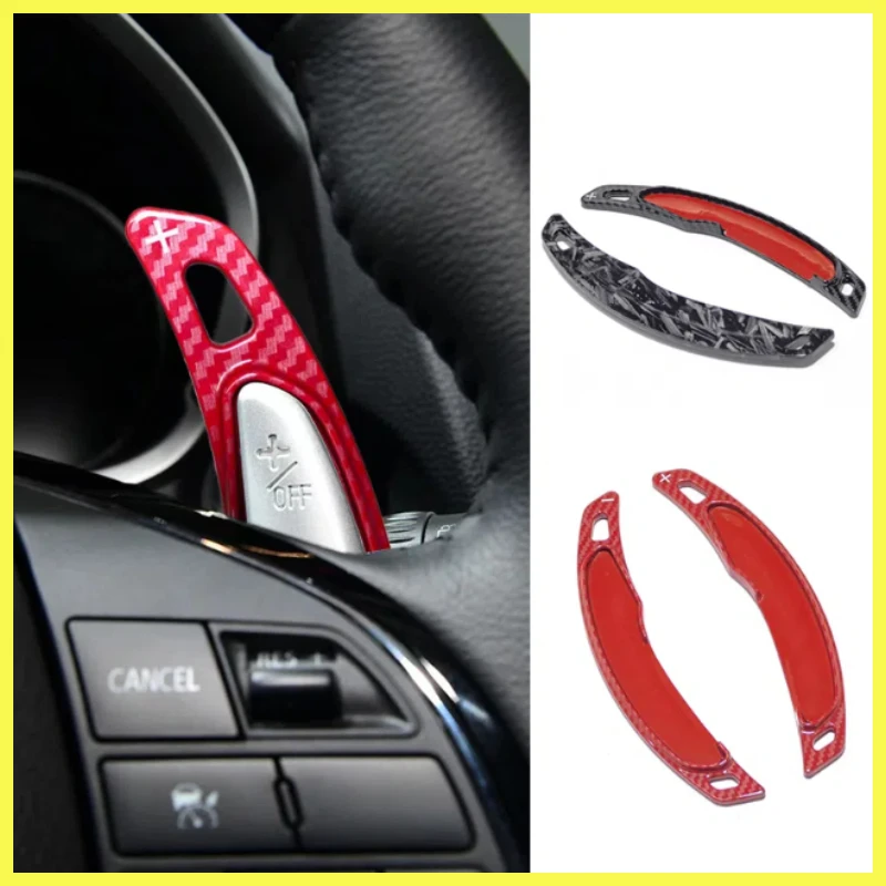 For Mitsubishi Lancer Inspira/ Evo X 10/ Outlander/ ASX/ Triton ABS Paddle Shift Carbon Extension Cover accessories