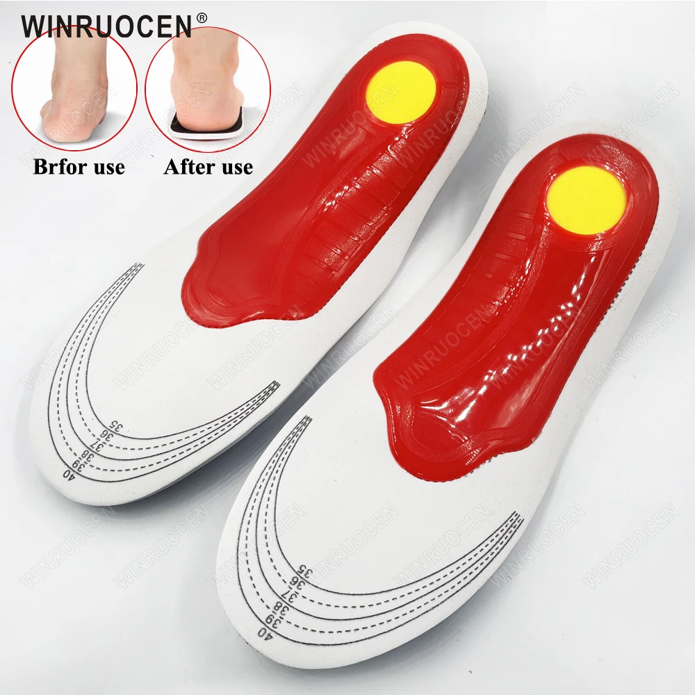 

Premium HOT 1 Pair Orthotic Insole Arch Support Flat Feet Insert Foot Care Fasciitis Relief Foot Pain For Women/Men Insoles