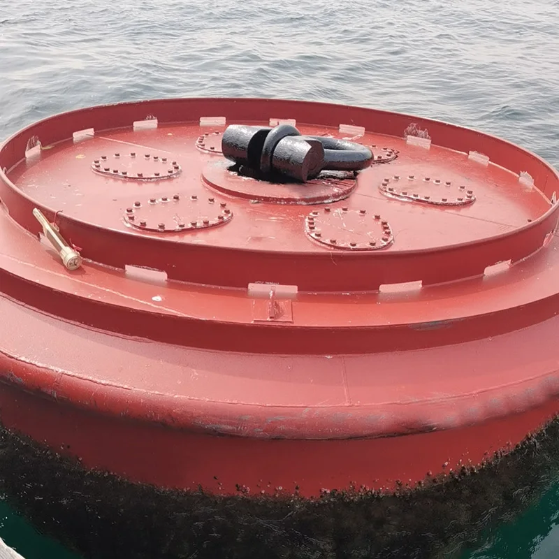 Professional High Quality Inflatable Floating Steel Mooring Anchor Buoys for Marine Vessels