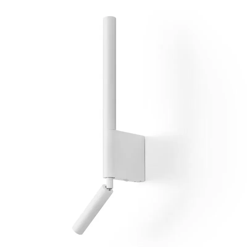 Modern Bedroom Minimalist Reading Light Creative Homestay Hotel Study Adjustable Rotating Up Down Illuminated Bedside Wall Lamp