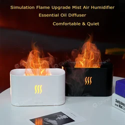 Diffusore di aromi a fiamma umidificatore ad ultrasuoni Cool Mist Maker aromaterapia diffusore di oli essenziali Mini umidificatore