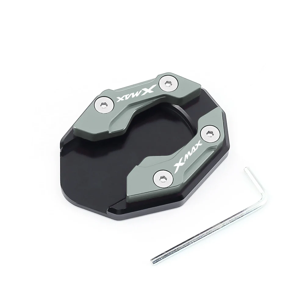 Side Stand Extension Plate For YAMAHA XMAX 300 X MAX 300 XMAX300 Accessories Motorcycle Kickstand Support Cover Enlarge Pad image 6