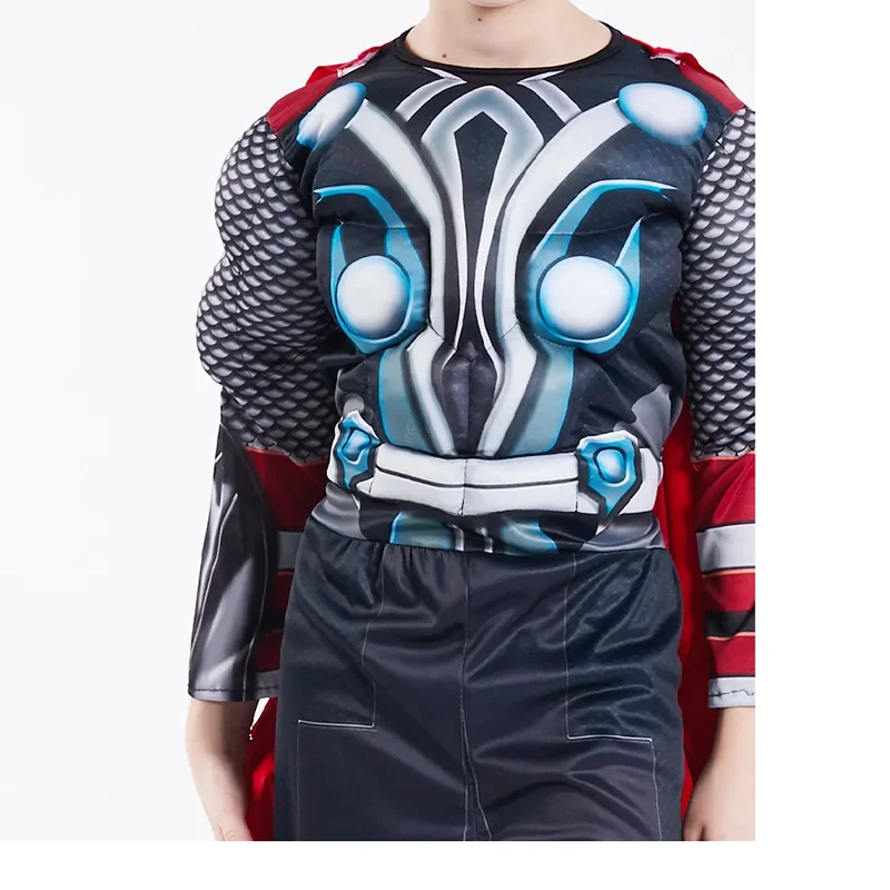 بدلة قفز لفيلم ثور التأثيرية للأولاد فستان حفلات للفتيات ثور زي عباءة للأطفال بدلة خارقة للهالوين