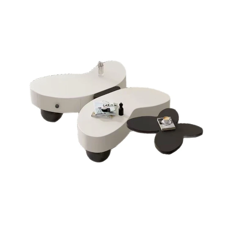Small apartment butterfly coffee table, modern creative simple new model