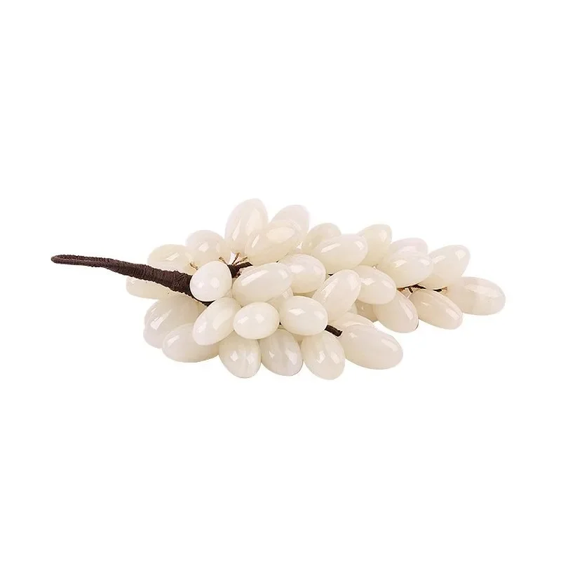 Natural jade grape ornament model room hotel living room dining room coffee table imitation grape exhibition hall decoration