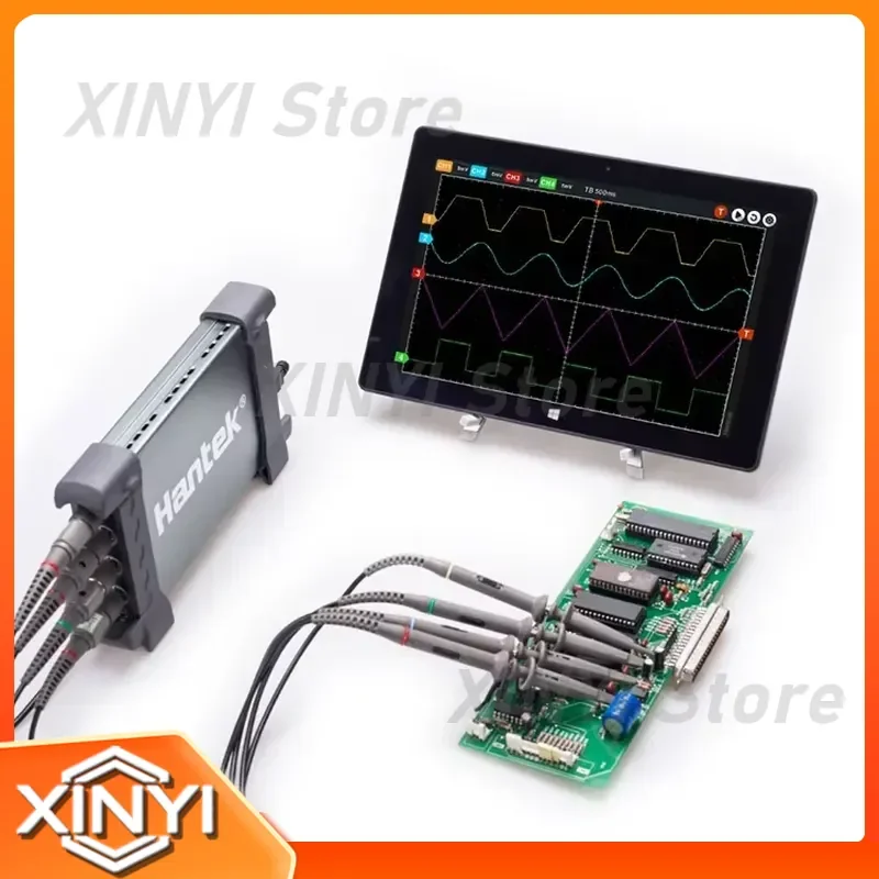 Automotive Oscilloscope for PC USB 4 Channel 70MHz Bandwidth 1Gsa/s Diagnostic Tool for Car Repair Testing Equipment