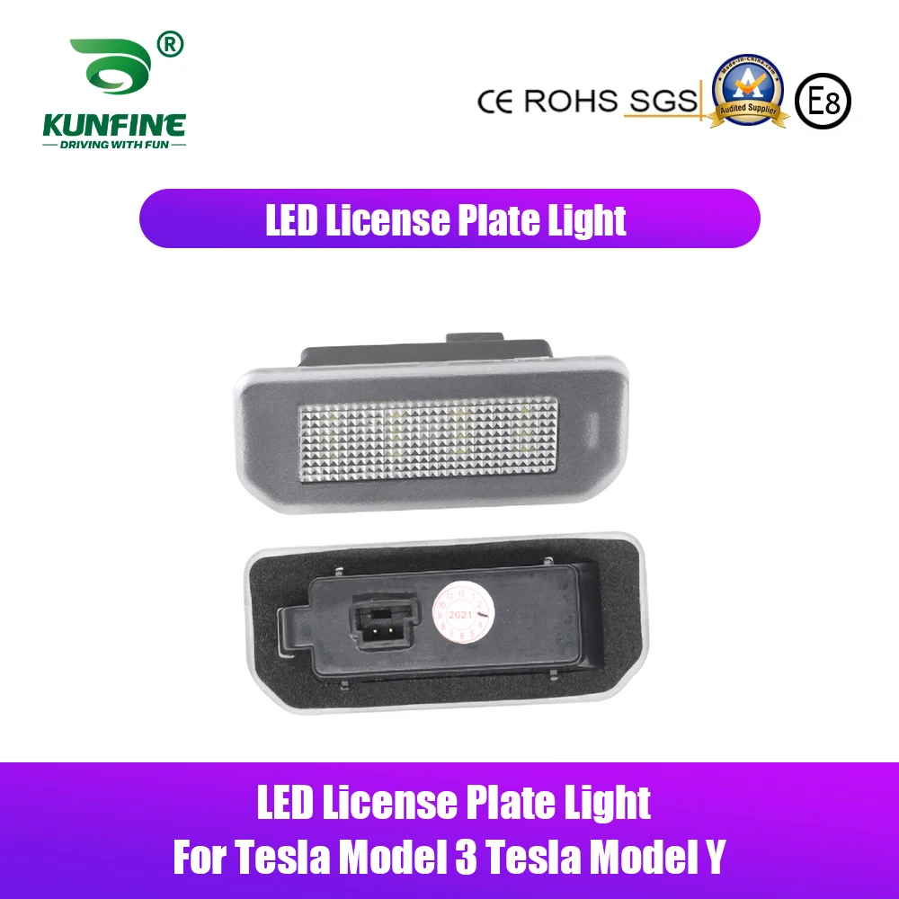 2Pcs Car Led Number…
