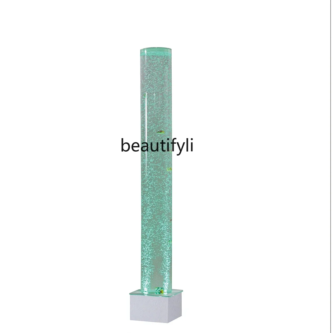 

B6 Acrylic Screen Water Curtain Wall Water Bubble Wall Hallway Partition Wine Cabinet Air Column Decoration
