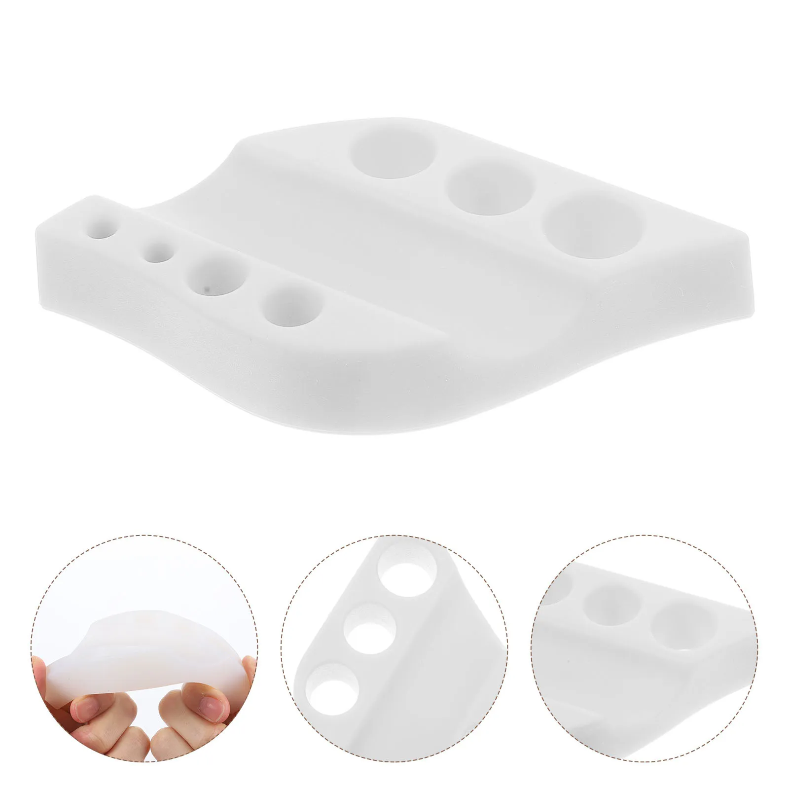 

Silicone Tattoo Ink Cup Holder Pigment Cup Rack Eyebrow Ink Organizer Pen Rest Tool for Tattoo and Makeup Use Pen Rest