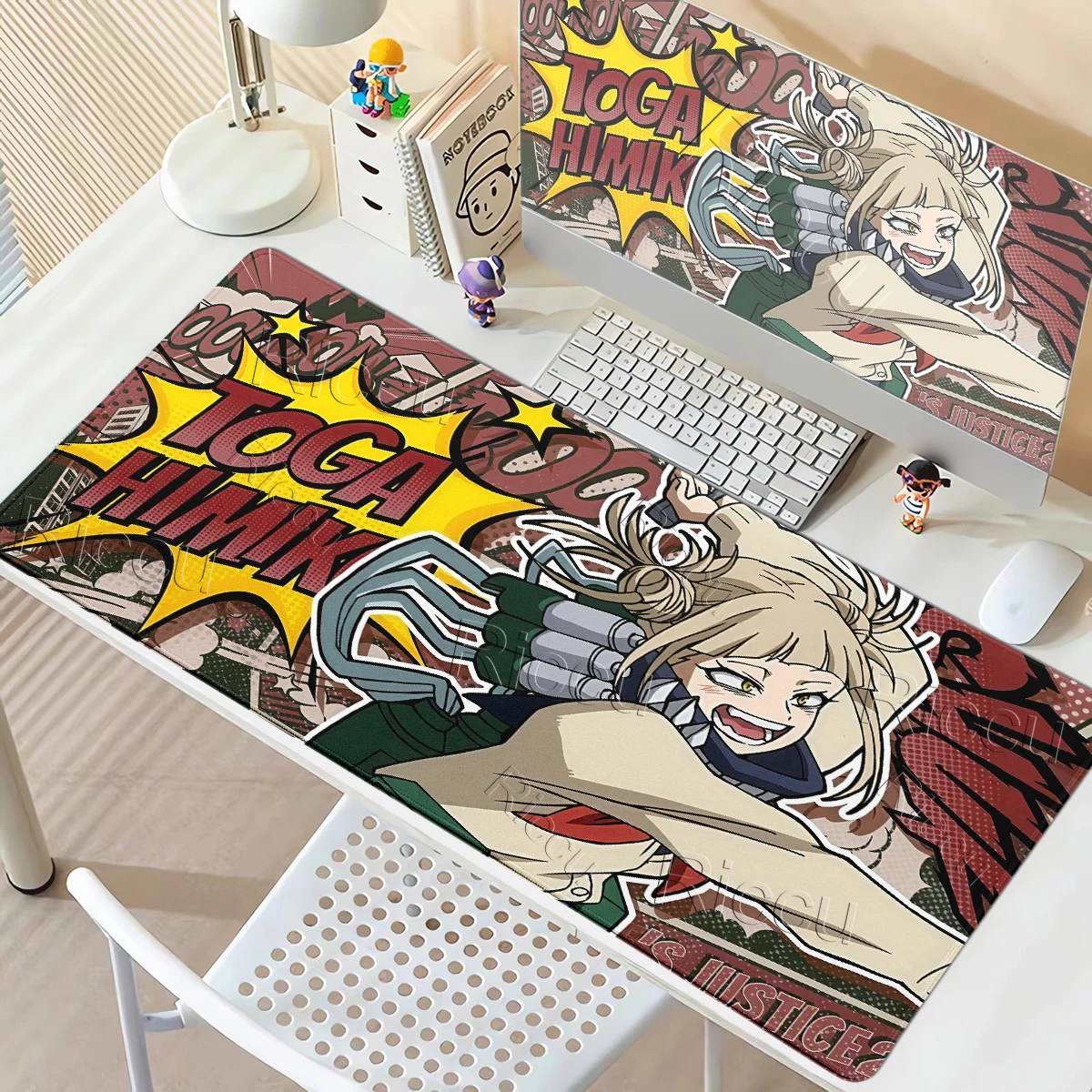 Mauspad My Hero Academia Alle Charaktere HD-Druck Computer Gamer Rutschfester Tischteppich PC-Zubehör Tastaturmatte