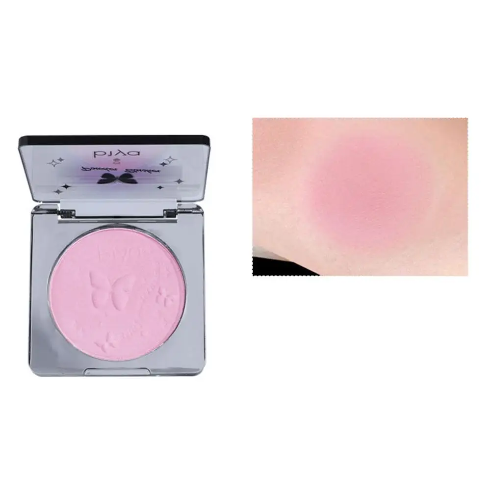 Embossed Colors Nourishing Makeup Brightening Complexion Waterproof Face Rouge Soft Lasting Powder Blusher Natural I8L0