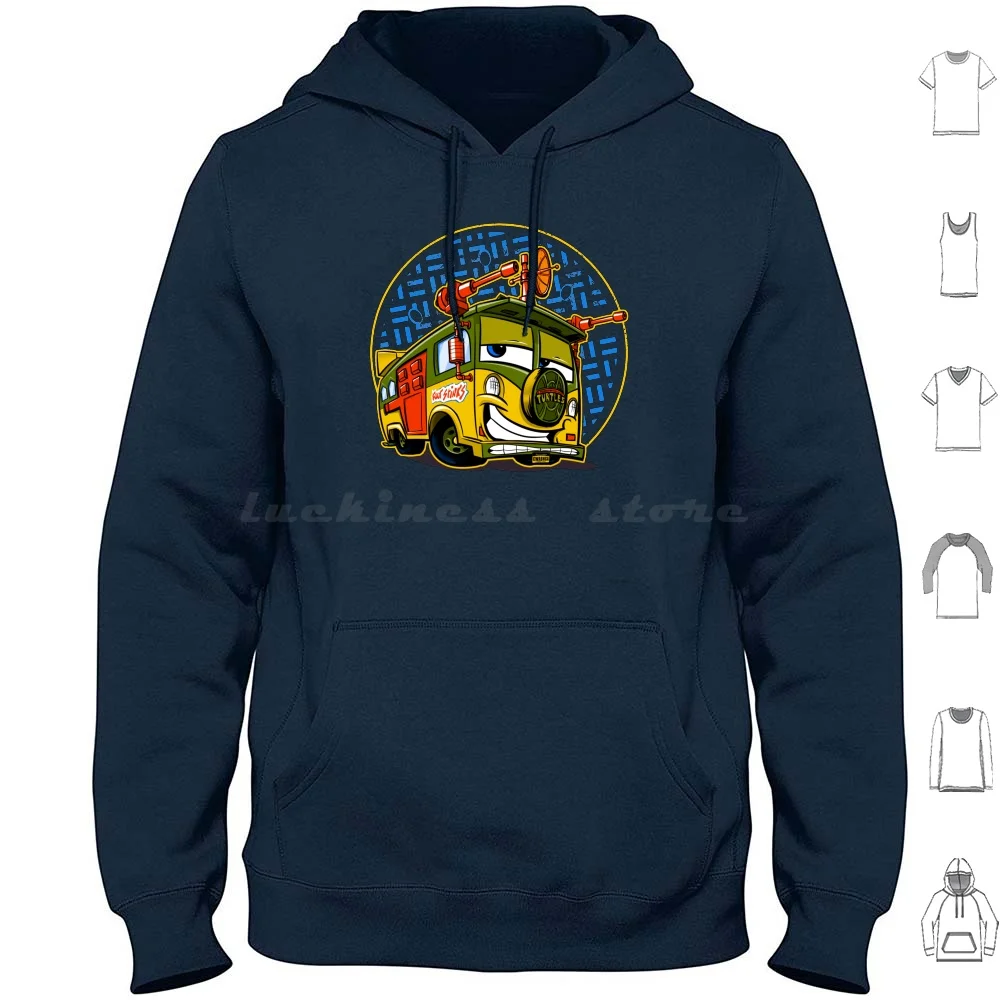 Foot Stinks Hoodies Long Sleeve Turtlevan Shellraiser Cartoon Pixar Cars