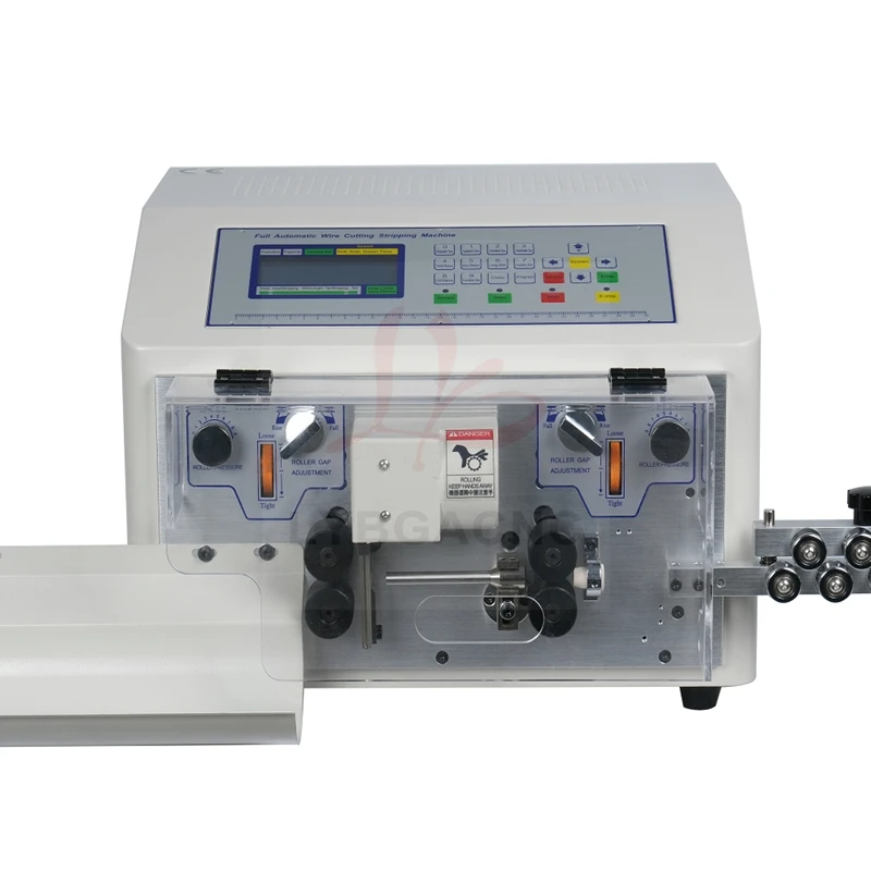 

SWT-608-EN/ES 4 Wheels Drive Peeling Stripping Cutting Machine for Computer Automatic Wire Strip Machine 0.1 to 8mm2 AWG28-AWG8