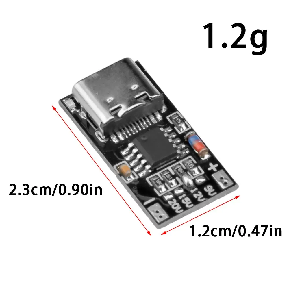 5pcs ประเภท C Pd2.0 Pd3.0 FAST CHARGE Polling เครื่องตรวจจับแหล่งจ่ายไฟ USB เปลี่ยนโมดูล Charger BOARD DIYmore