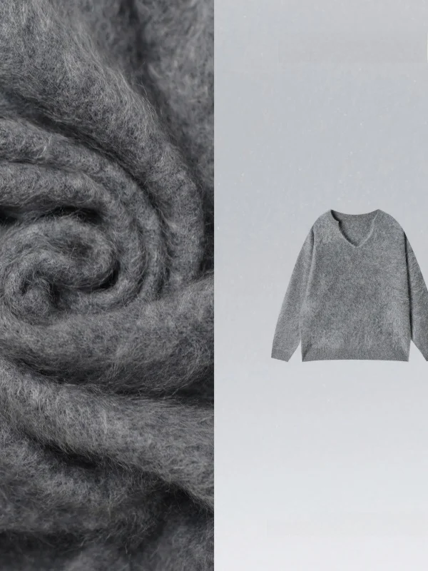 

Женский свитер DEDM•STUDIO из 100% камвольного шерсти, 200-250 г, повседневный, свободного кроя, вязаный, без рукавов