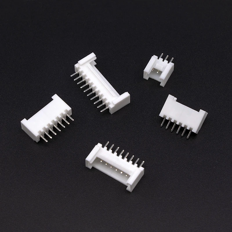 50PCS HY 2.0 Socket Connector 2.0mm Pitch 2P 3P 4P 5P 6P 7P 8P 10P Pin Straight Needle HY2.0 Sockets With Locking Buckle
