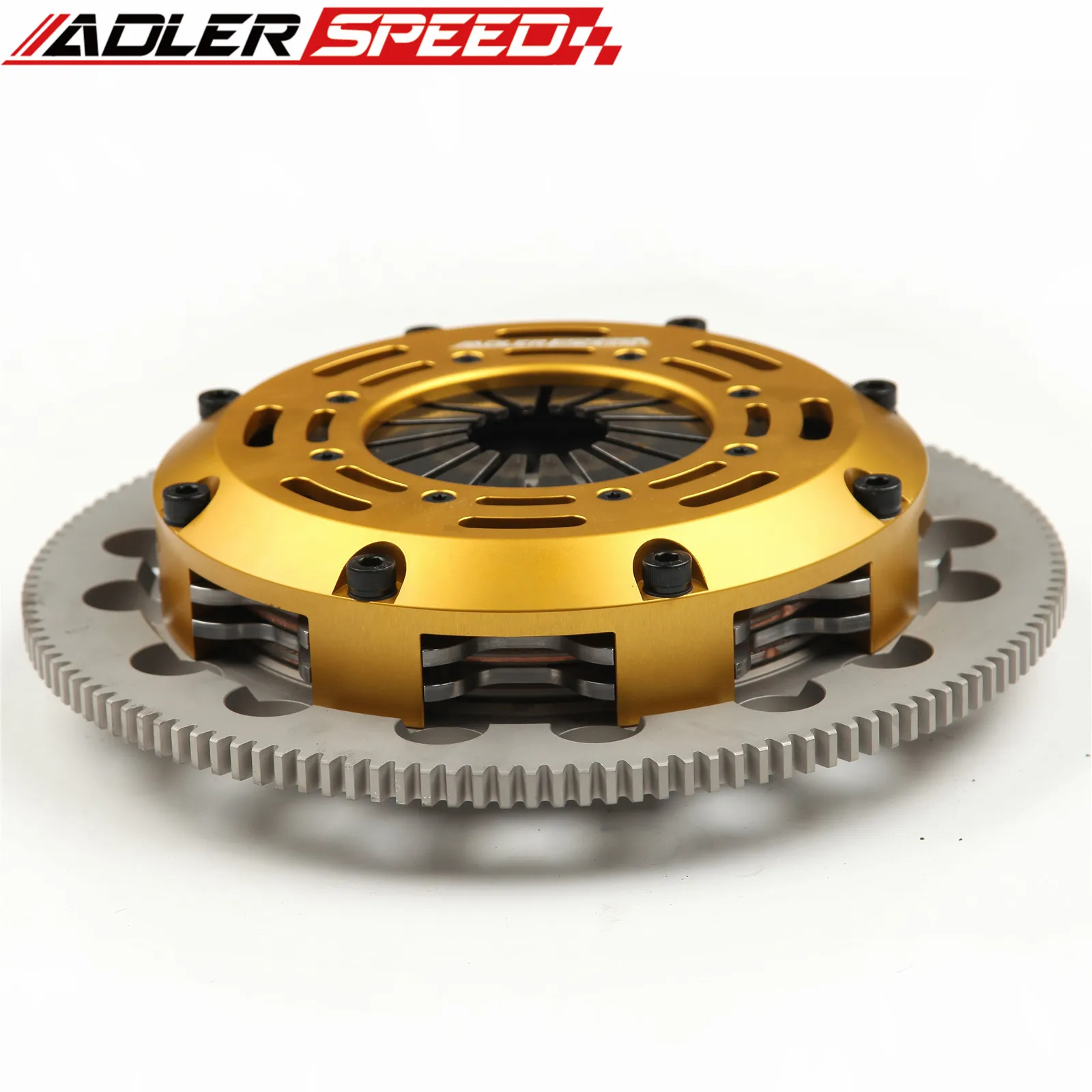 

ADLERSPEED Racing Clutch Twin Disc Kit For 00-06 Audi TT Quattro VW Golf Jetta Beetle 1.8LMedium WT