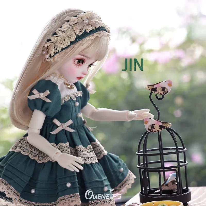 BJD Doll 1/6 Jin Young Girl Lovely Lolita Style Cuddly knuckle DZ Art Toys Surprise Gift for Children