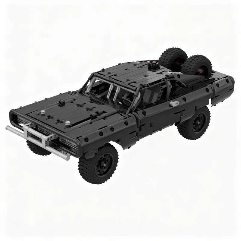 1549pcs MOC Dom S Offroad Charger F 7 Model Building Blocks Home Decor Desk Display Shelf Accent Collector Room Gift For Adults