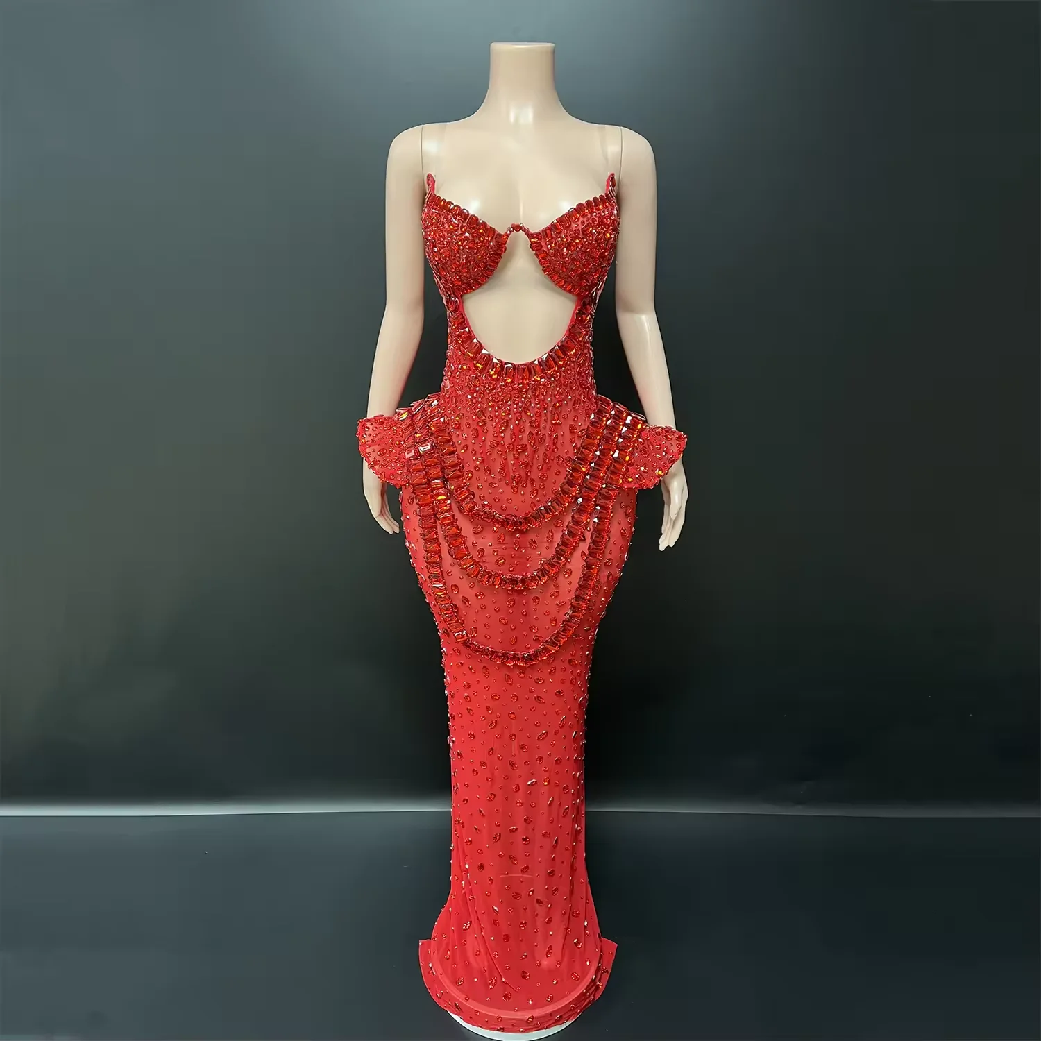 Vestidos De Fiesta Latest Design Sexy Prom Dress 2026 Luxury With Crystal Elegant Evening Party Dresses for Women
