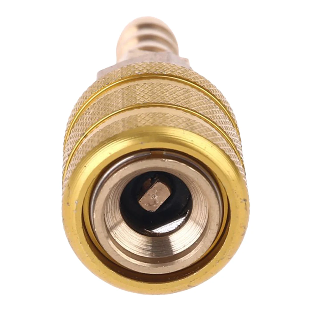 6.5/8mm Car Tire Valve Clip Pump Nozzle Clamp Quick Connect Solid Brass Connector Universal Air Chuck Inflator Pump Adapter