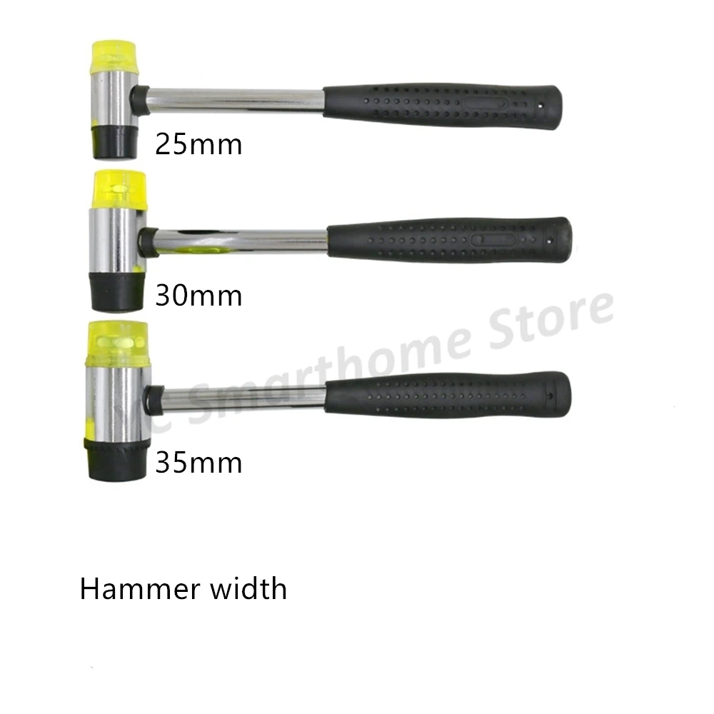 1Pcs Installation Hammer Rubber Hammer Small Rubber Hammer Plastic Hammer Furniture/Floor Tile/Tile Installation Tool