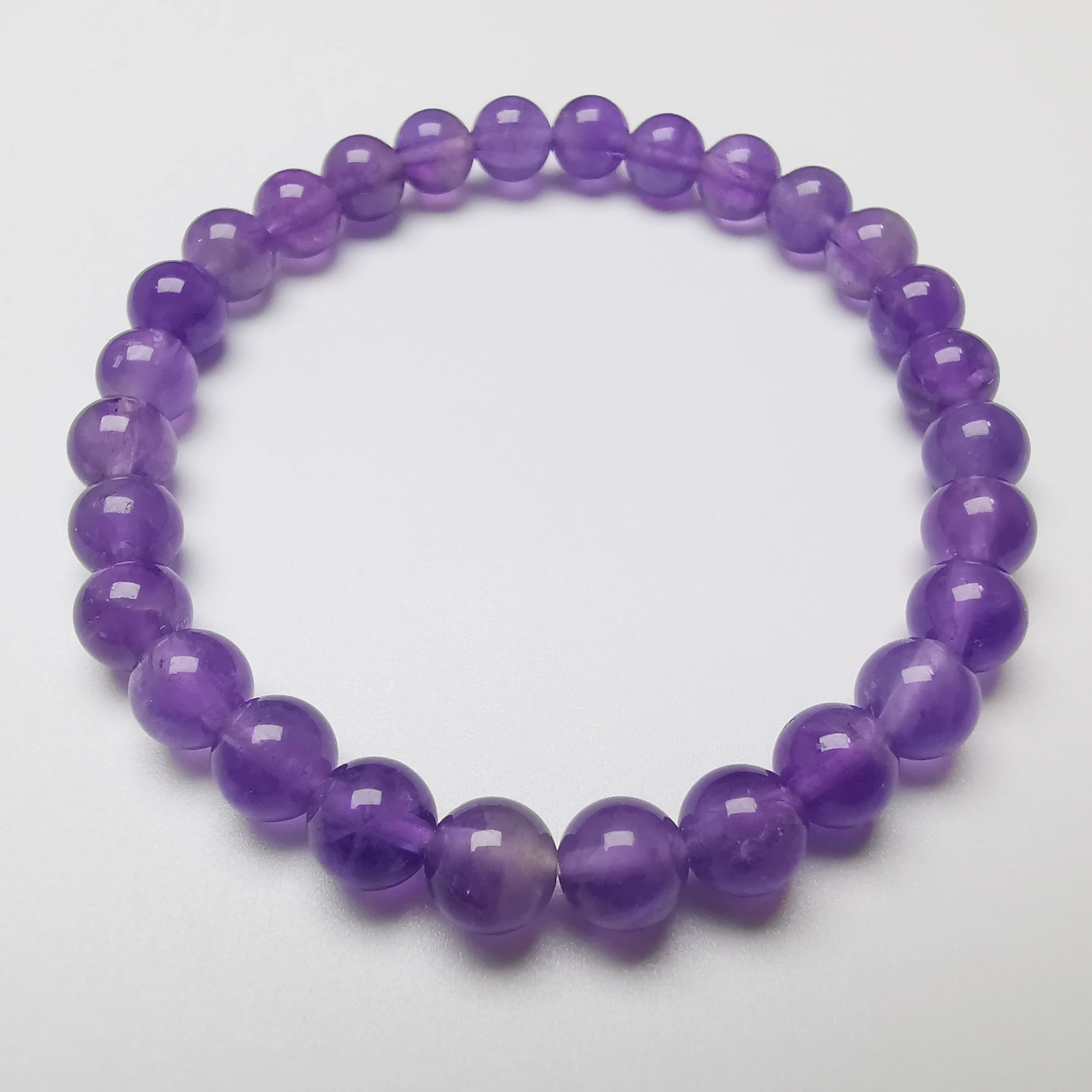 Amethyst Bead energy Bracelet