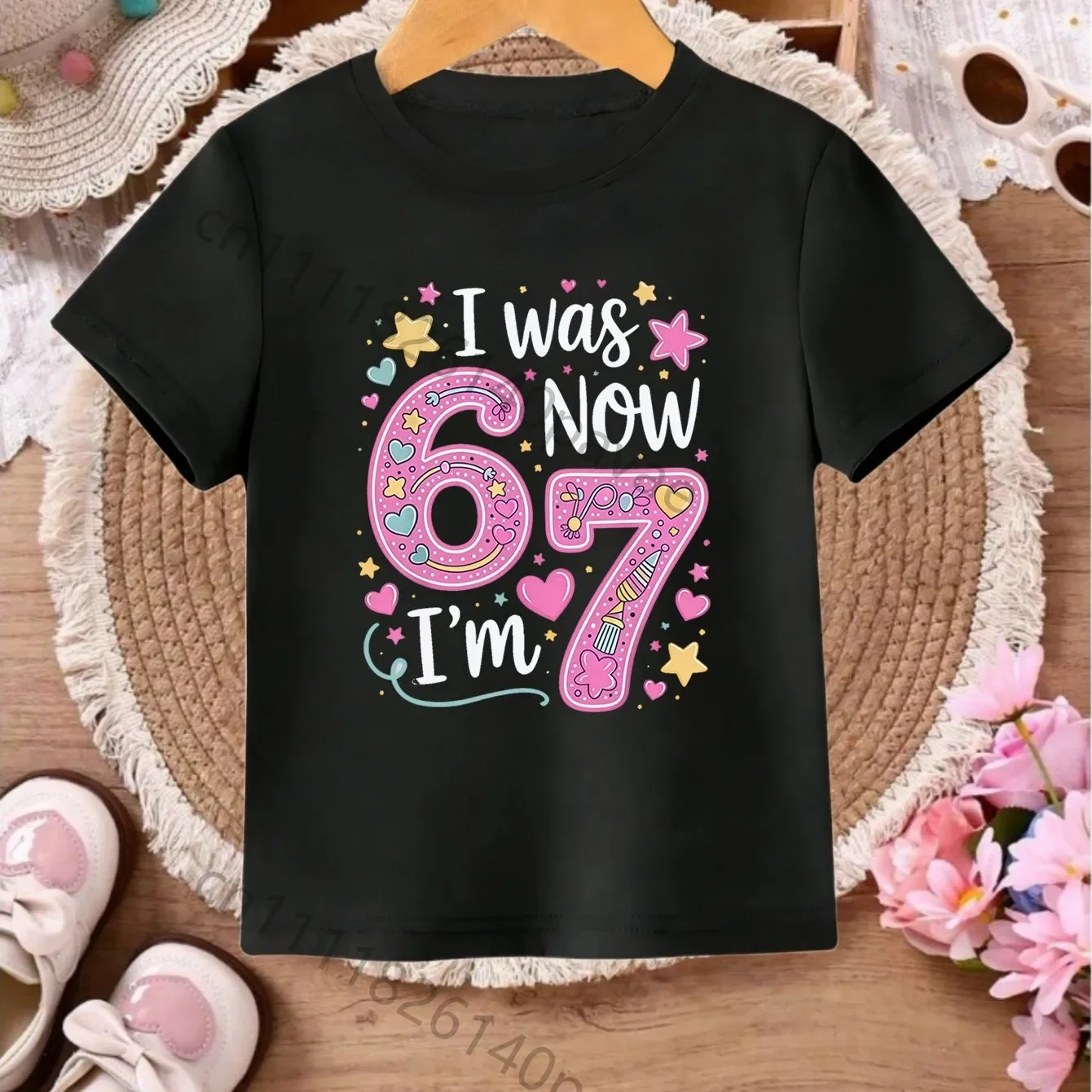 Kids 67 Birthday T-Shirt 