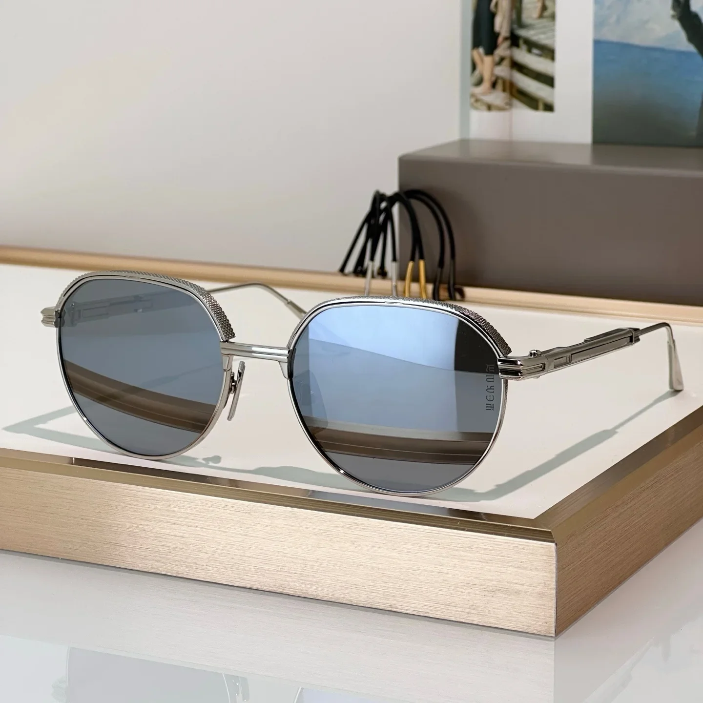

ADITA EPLX17 Top Quality Sunglasses for Men and Women EPILUXURY 17 DTS017 53-18 Luxury Titanium Designer Sunglasses