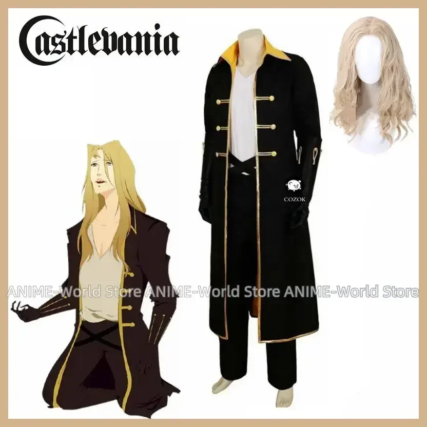 

Castlevania Alucard Sypha Uniform Anime Version Cosplay Costume Halloween Cutome Made Any Size