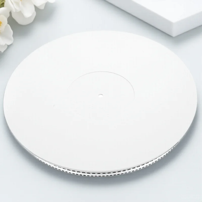1pcs Turntable Mat 12 Inch White Non-Slip Record Player Mat Vinyl Record Protective Pad For Dj Equipment Accessories