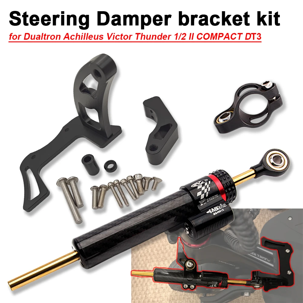 

Electric Scooter Accessories Directional Steering Stabilization Damper Bracket Kit for Dualtron Thunder 123 Victor Achilleus DT3