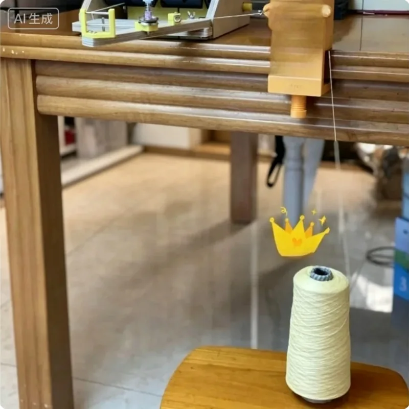 Electric Automatic Yarn Winder Portable Motor Cone Thread Winding Machine DIY Knitting Crochet Wooden Thread Holder