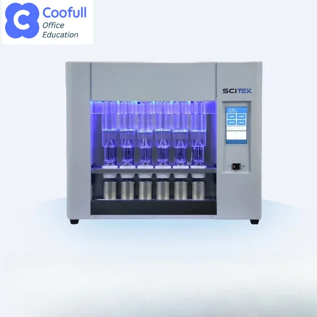 COOFULL SCITEK Fat Analyzer Handheld Color Touchscreen Unique Electronic Cooling Technology Leak Alarm System 6 Samples/batch