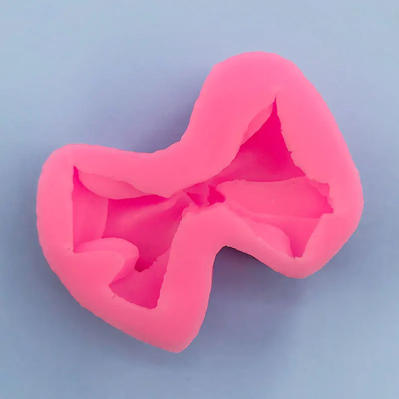 1 Piece, 3D Single Bow Silicone Mold, Chocolate Flipping Sugar Cake Mold, Decorative Baking Tool