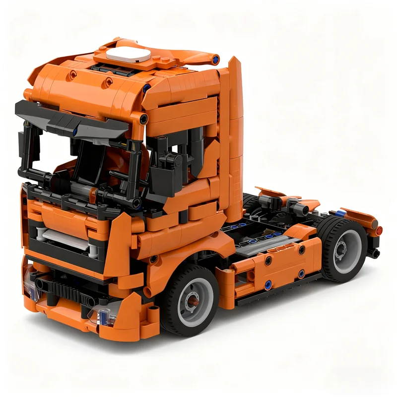 689 pçs moc caminhão modelo técnico blocos de construção presentes natal arquitetura diy montar brinquedo educação tijolo ideia criativa